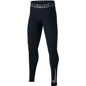 Nike Pro YOUTH  Full Length-Length Training Tights Size Small Black
